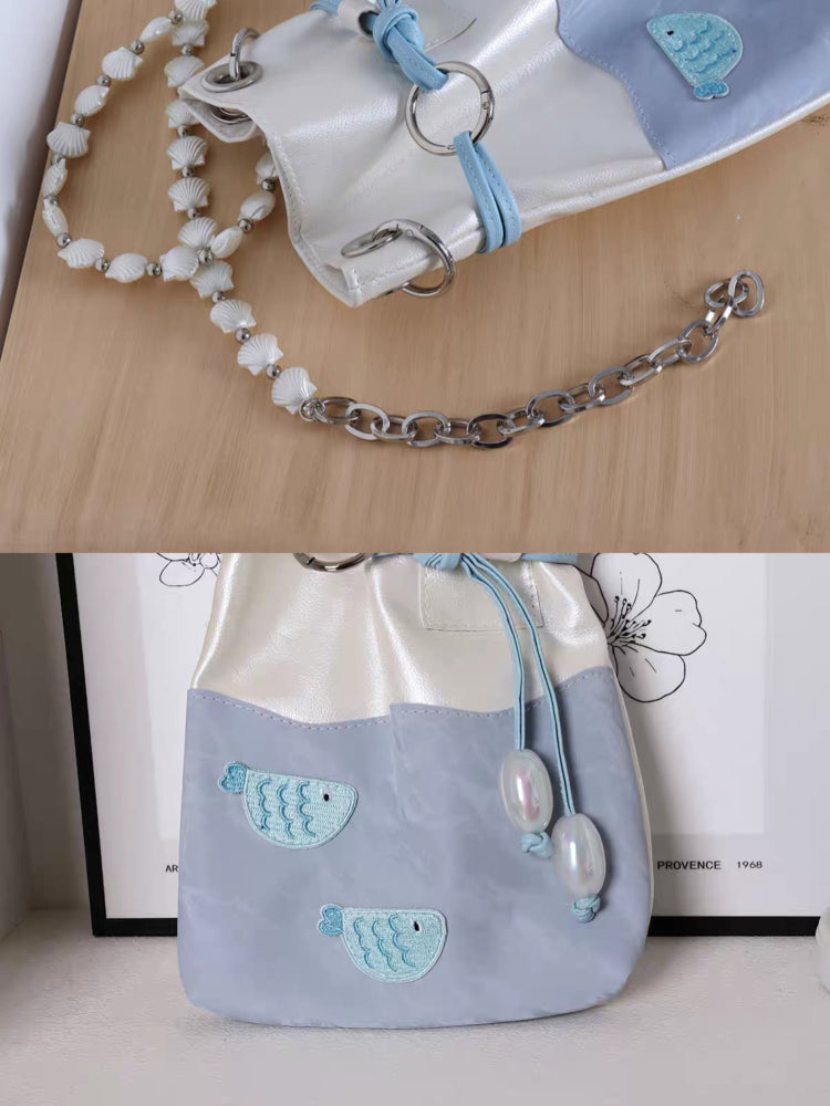 Satin Fishbowl Crossbody Bag-ntbhshop