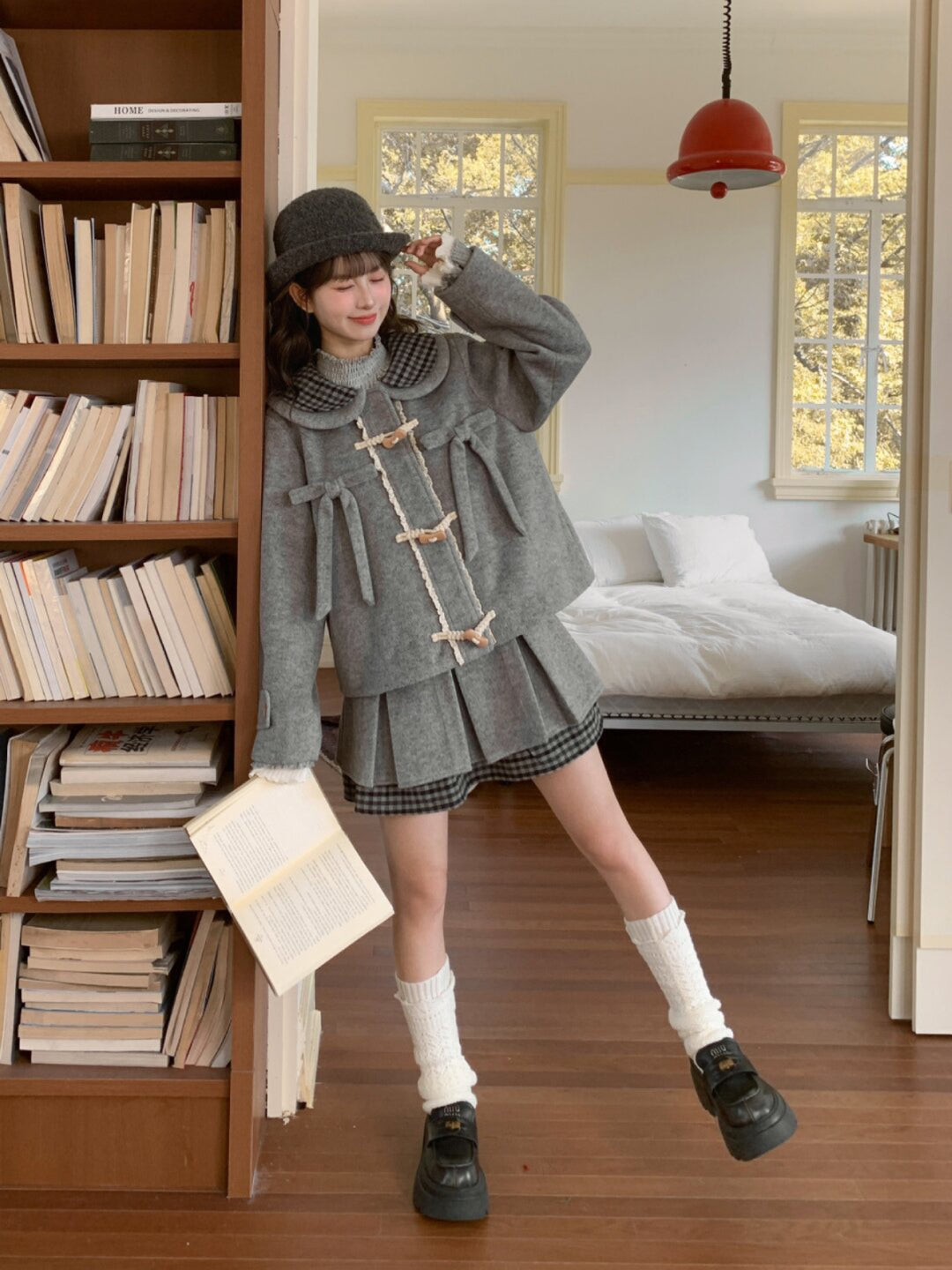 Moonlit Scholar Doll Wool Jacket-ntbhshop