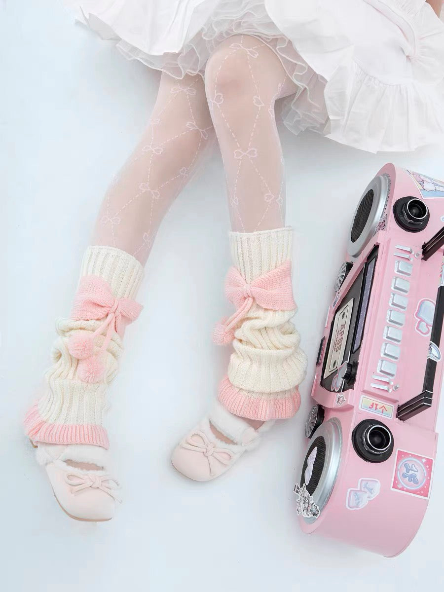 Pink Puff Parade JK Uniform Leg Warmers-ntbhshop