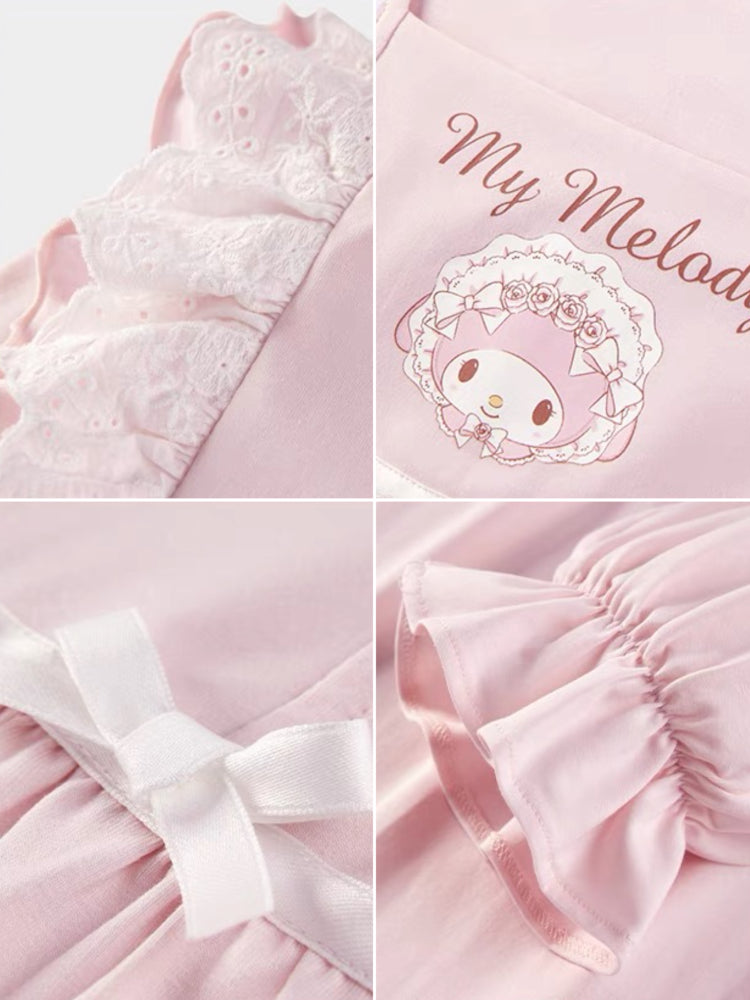 My Melody Long Sleeve Nightdress-ntbhshop