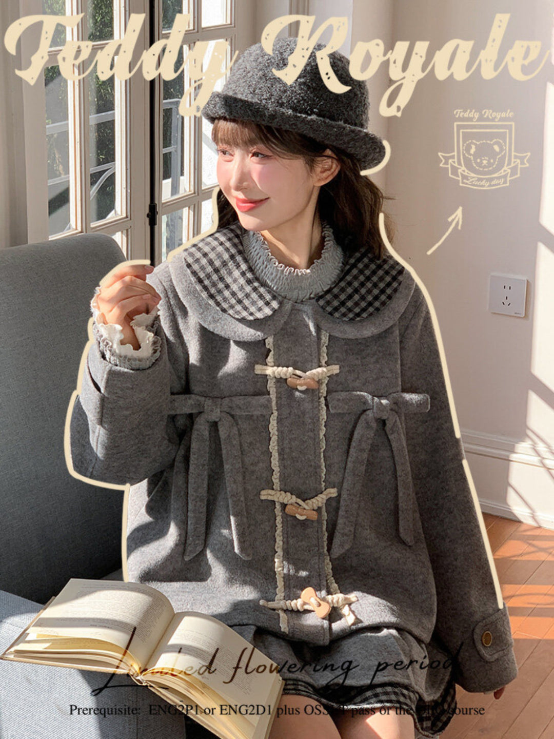 Moonlit Scholar Doll Wool Jacket-ntbhshop