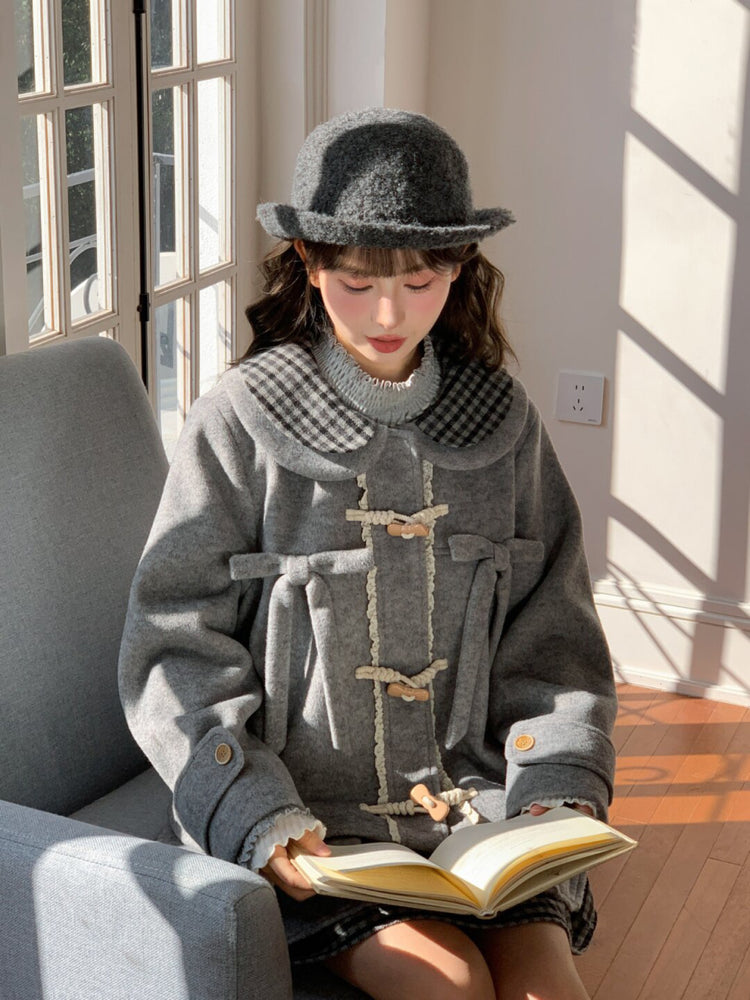 Moonlit Scholar Doll Wool Jacket-ntbhshop