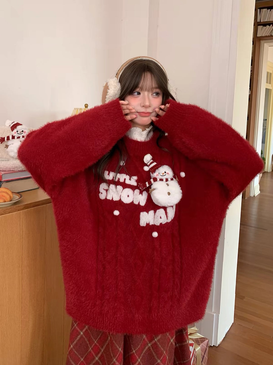 Little Snowman Knit Sweaters-Sets-ntbhshop