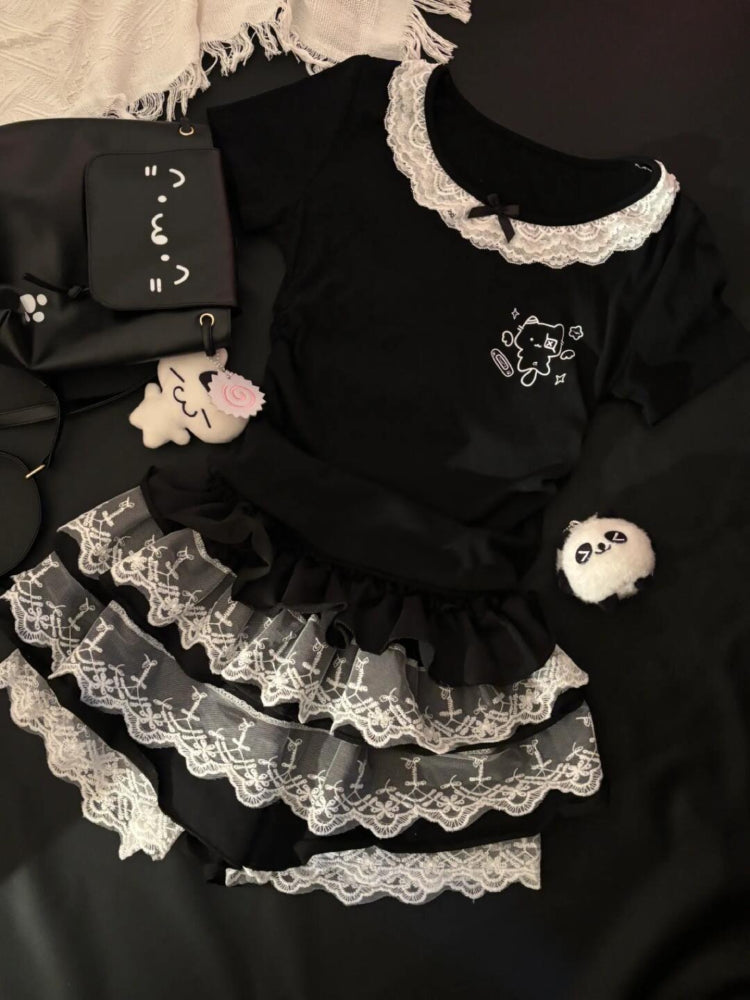 Sugar Lace Layer Cake Skirts-ntbhshop