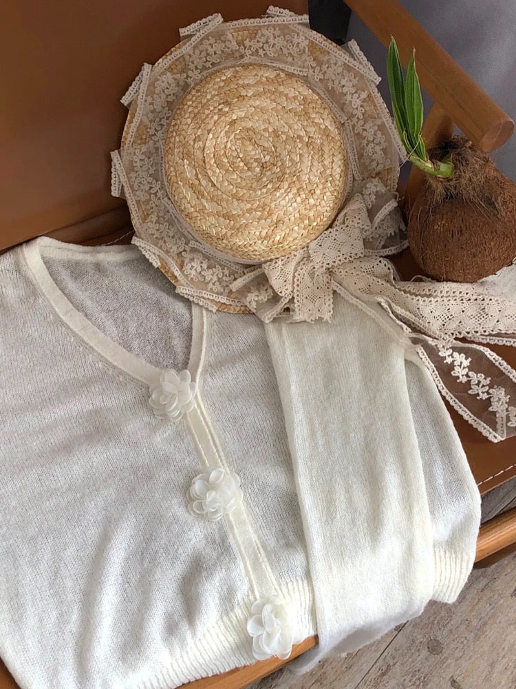 Petal Bloom Sunscreen Crop Cardigans-ntbhshop