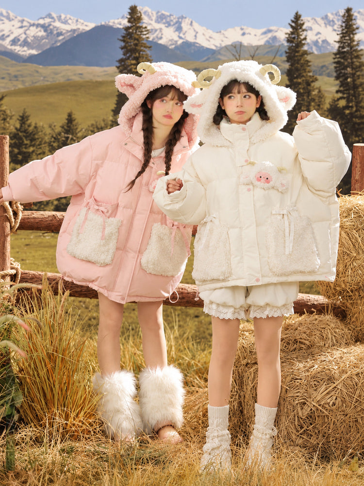 Baby Lamb Puffer Coats-Outerwear-ntbhshop