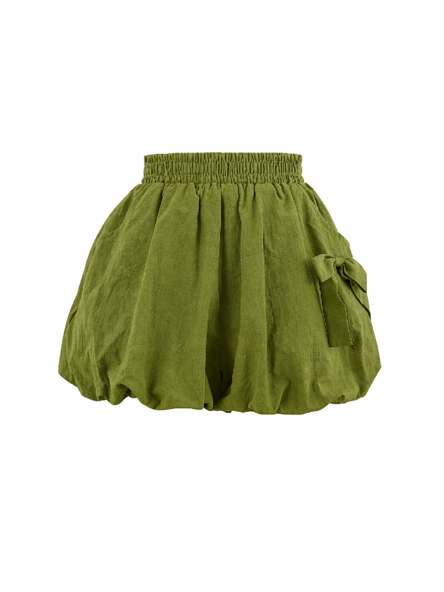 Dear Bambi Ruffle Top & Bubble Shorts-Sets-ntbhshop