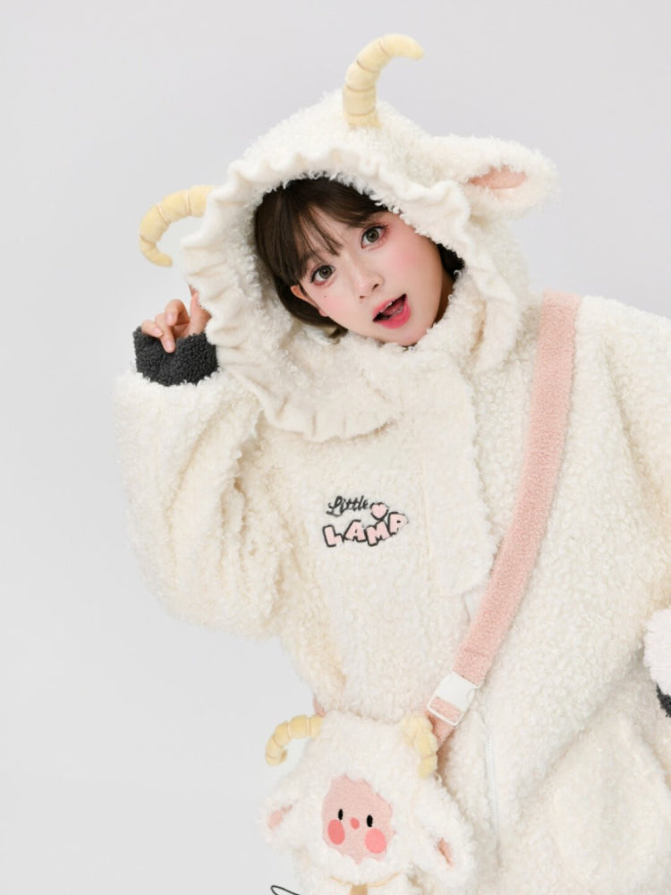 Moonmilk Lamb Cozy Fleece Jacket & Bag-ntbhshop