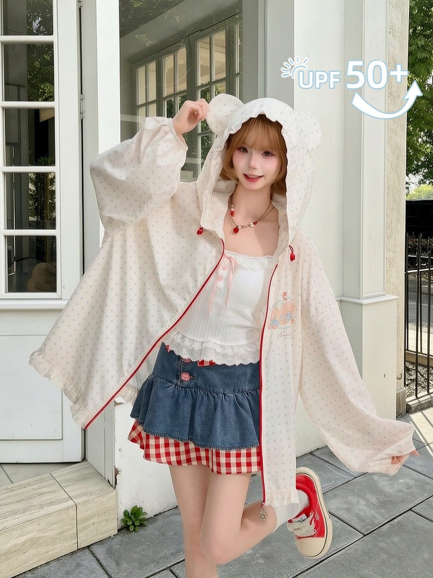 Teddy Dot Sun Jacket-Outerwear-ntbhshop