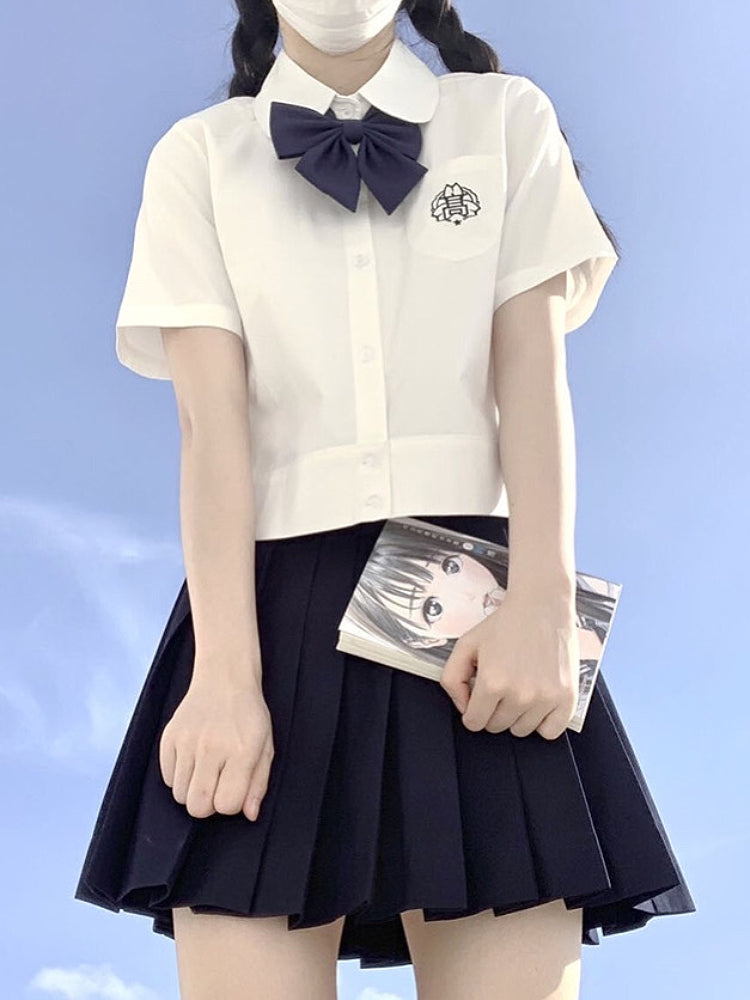 Sakura Dream JK Uniform Doll Collar Shirts-ntbhshop