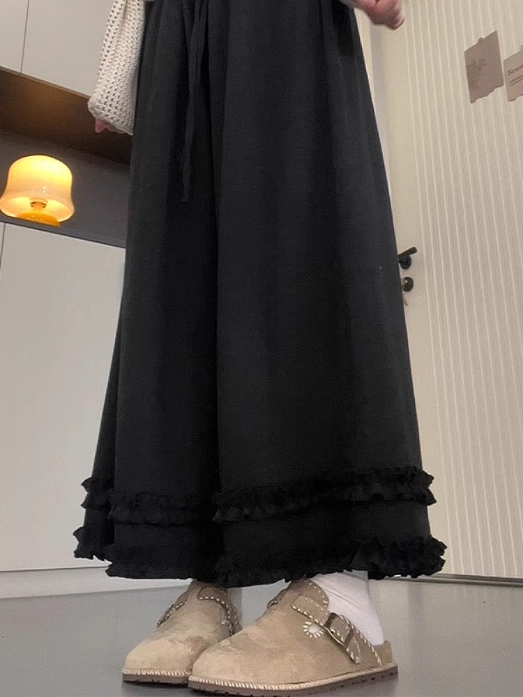 Ruffle Cloud Comfort Sweatpants-ntbhshop