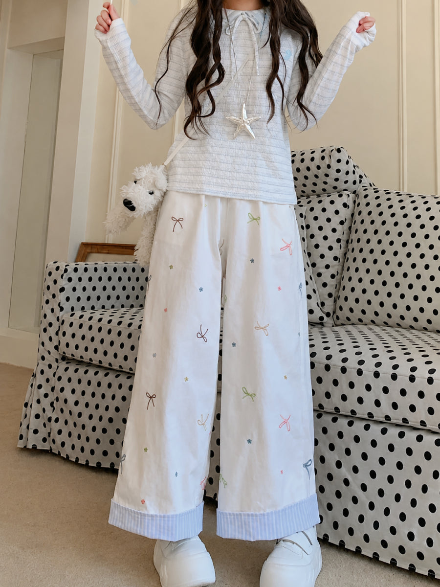 Blueberry Milk Bow Top-Tops-ntbhshop