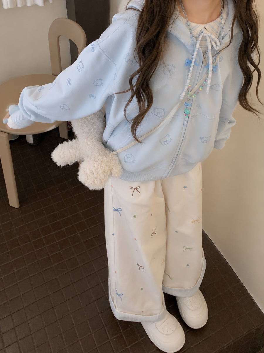 Teddy Bow Hooded Jackets-Outerwear-ntbhshop