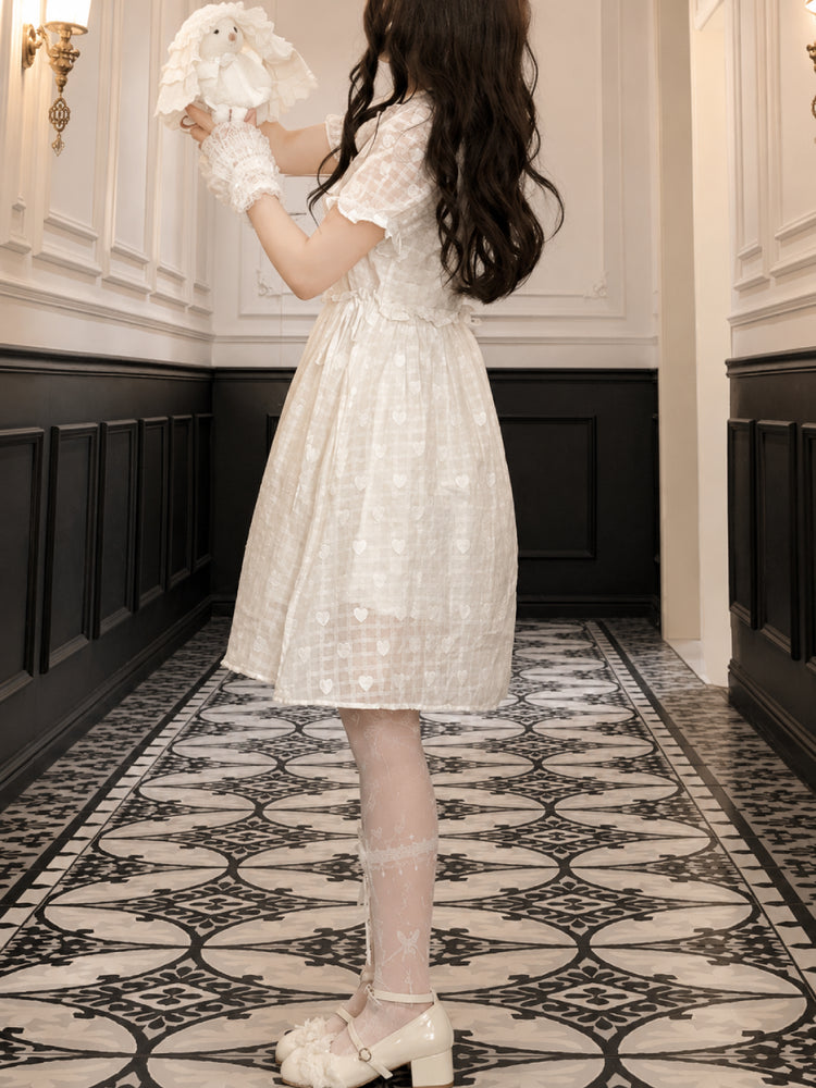 Moonmilk Heart Dress-Dresses-ntbhshop