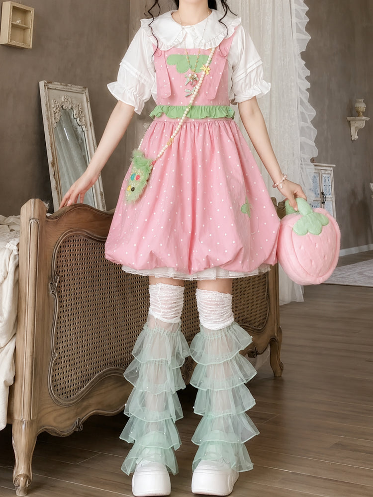 Berry Bubble Overall Dress-Dresses-ntbhshop