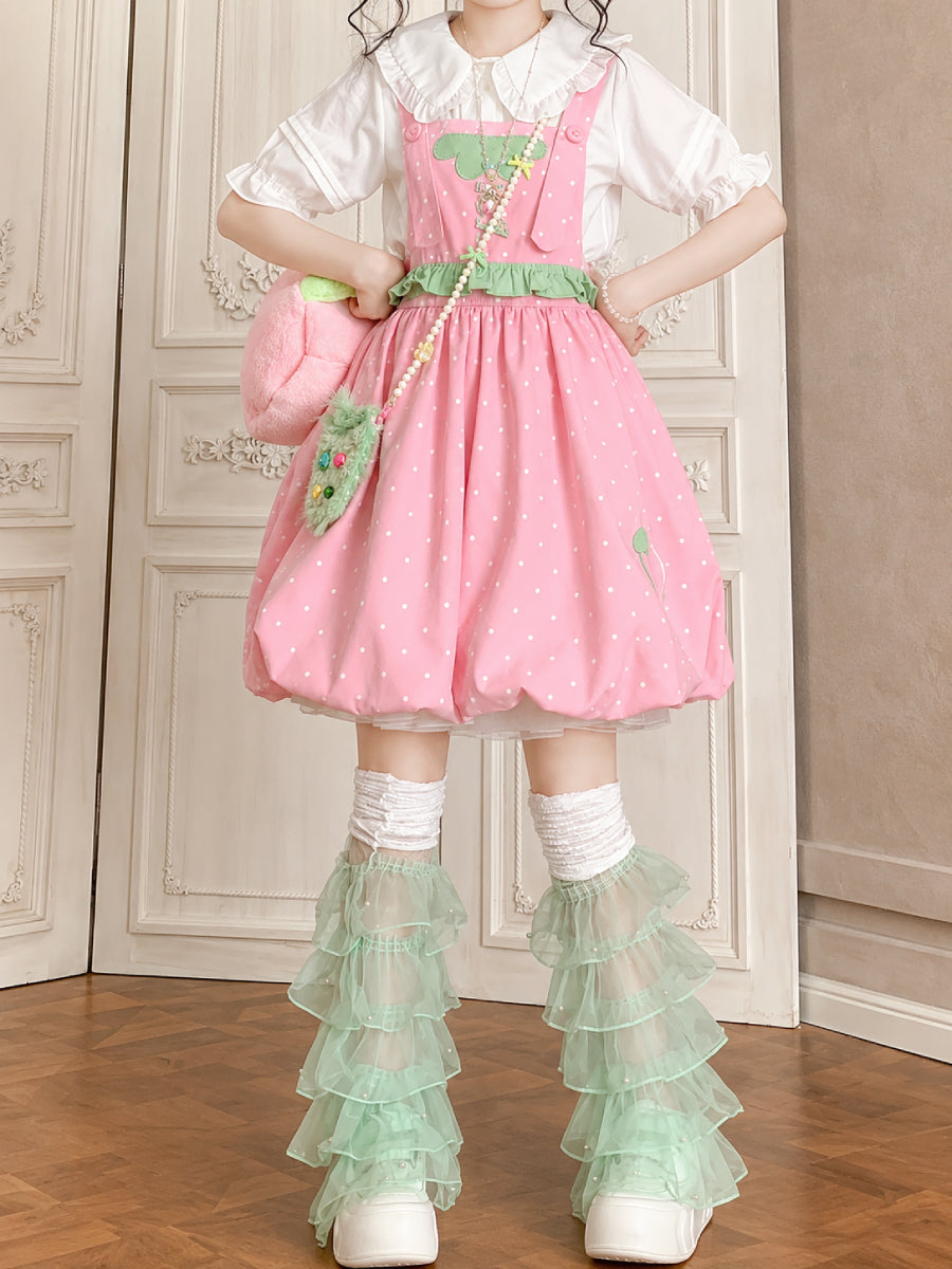 Berry Bubble Overall Dress-Dresses-ntbhshop