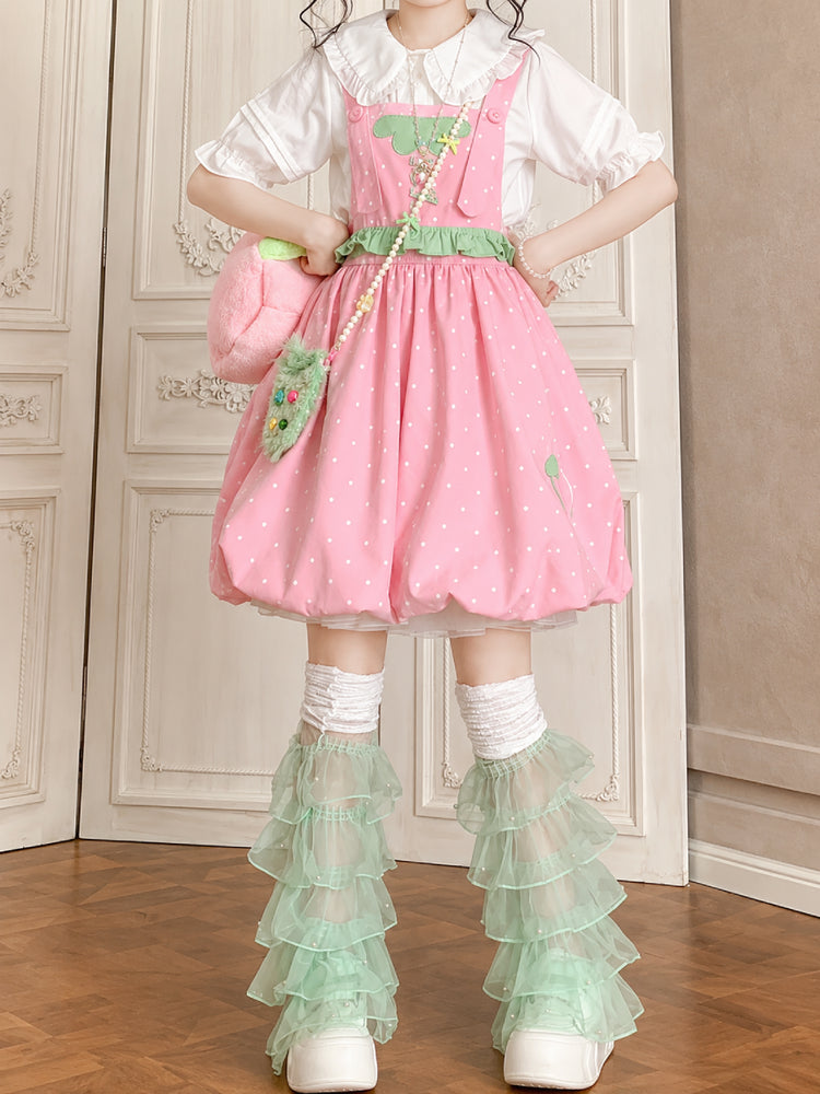 Berry Bubble Overall Dress-Dresses-ntbhshop