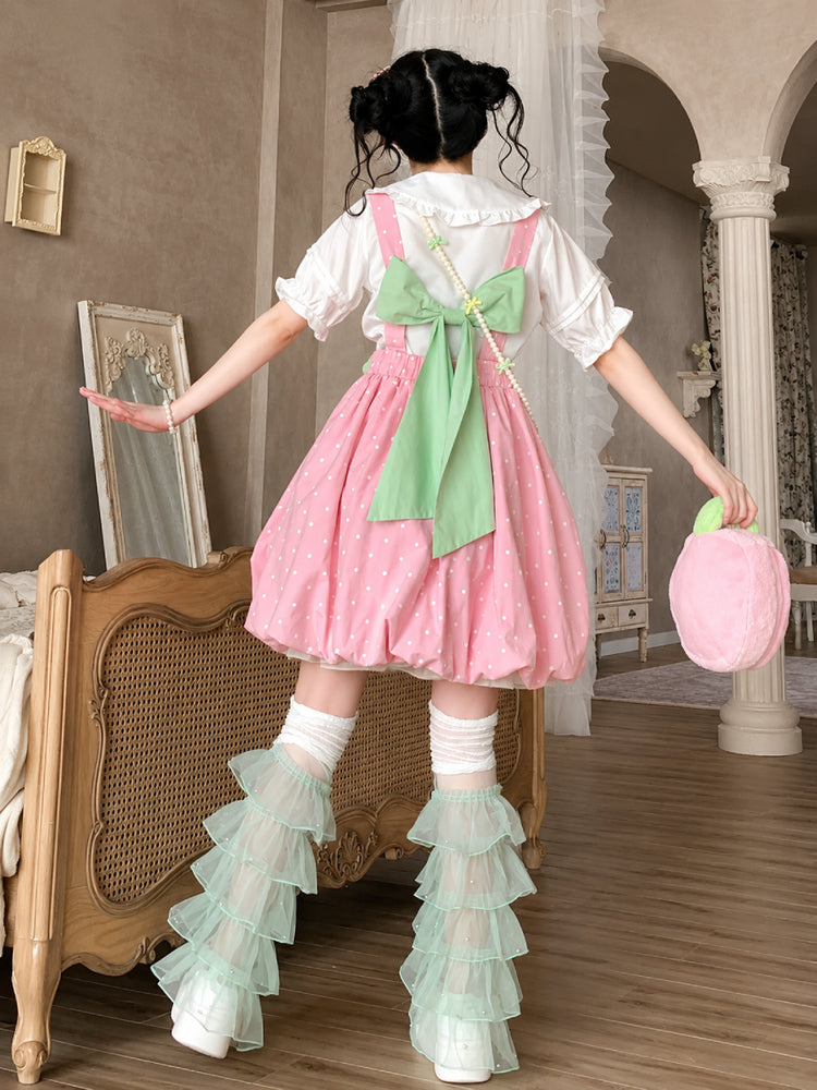 Berry Bubble Overall Dress-Dresses-ntbhshop