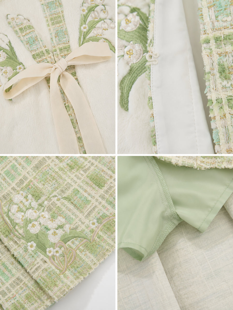 Lily of the Valley Tweed Coat & Skirt