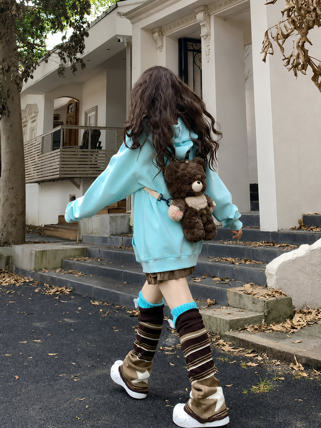 Chocomint Cat Hooded Jacket-Outerwear-ntbhshop