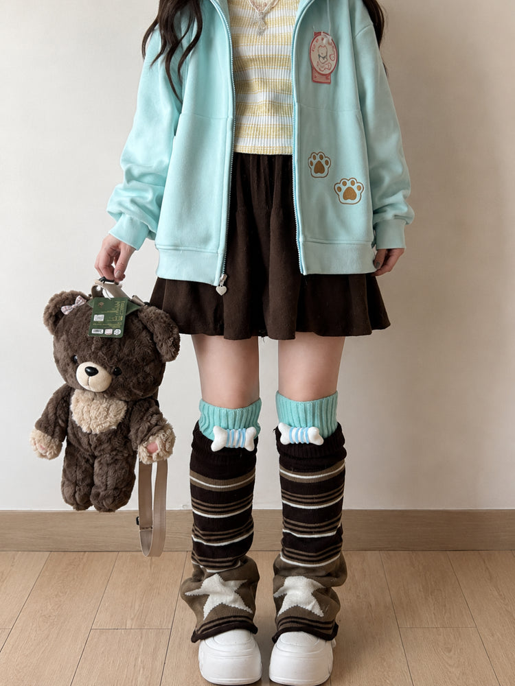 Bubble Cloud Knit Skirts-Bottoms-ntbhshop