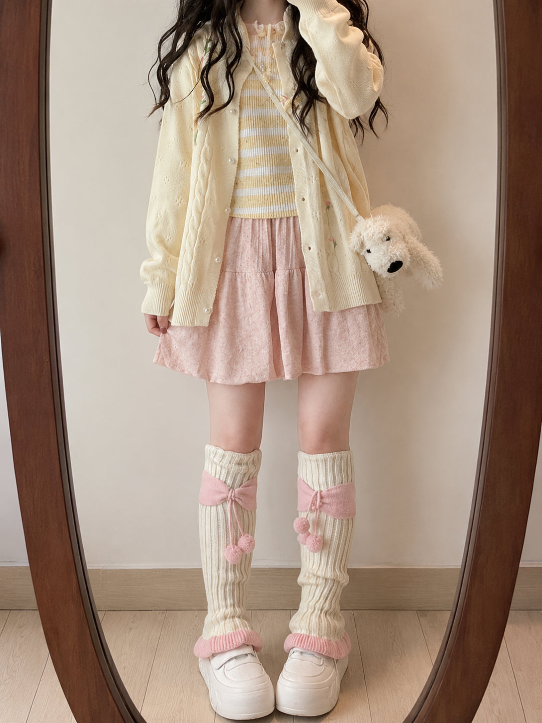 Bubble Cloud Knit Skirts-Bottoms-ntbhshop