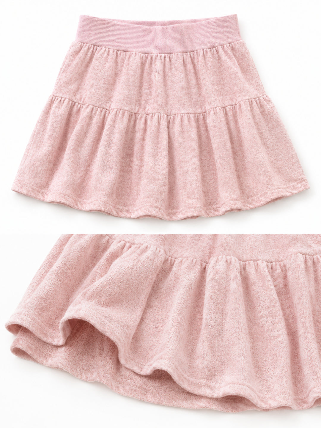 Bubble Cloud Knit Skirts-Bottoms-ntbhshop