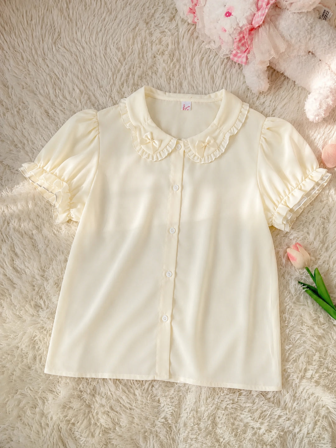 Misty Petal Sheer Doll Blouses-Sets-ntbhshop