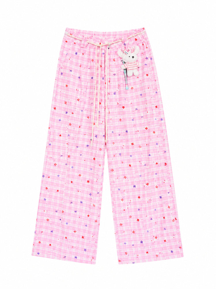 Cosmic Pink Camisole, Top & Pants-Sets-ntbhshop