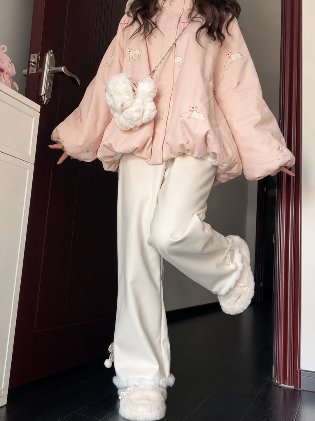 Snowdrop Pom Pom Pants-Bottoms-ntbhshop
