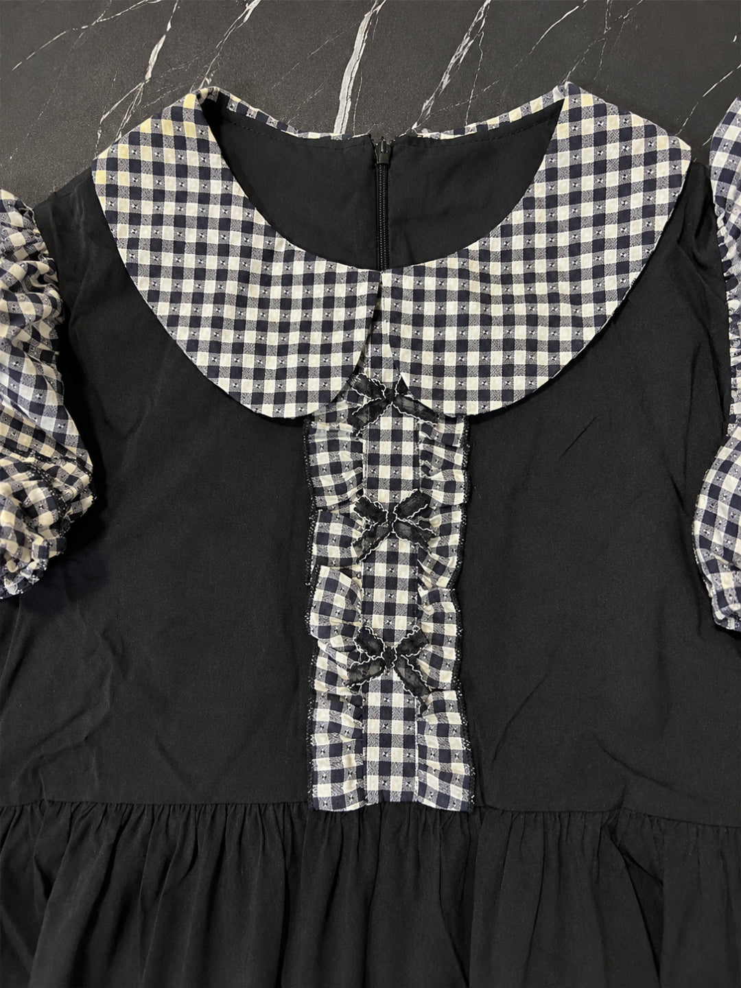 Midnight Pudding Bubble Dress-Dresses-ntbhshop