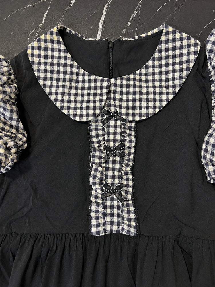 Midnight Pudding Bubble Dress-Dresses-ntbhshop