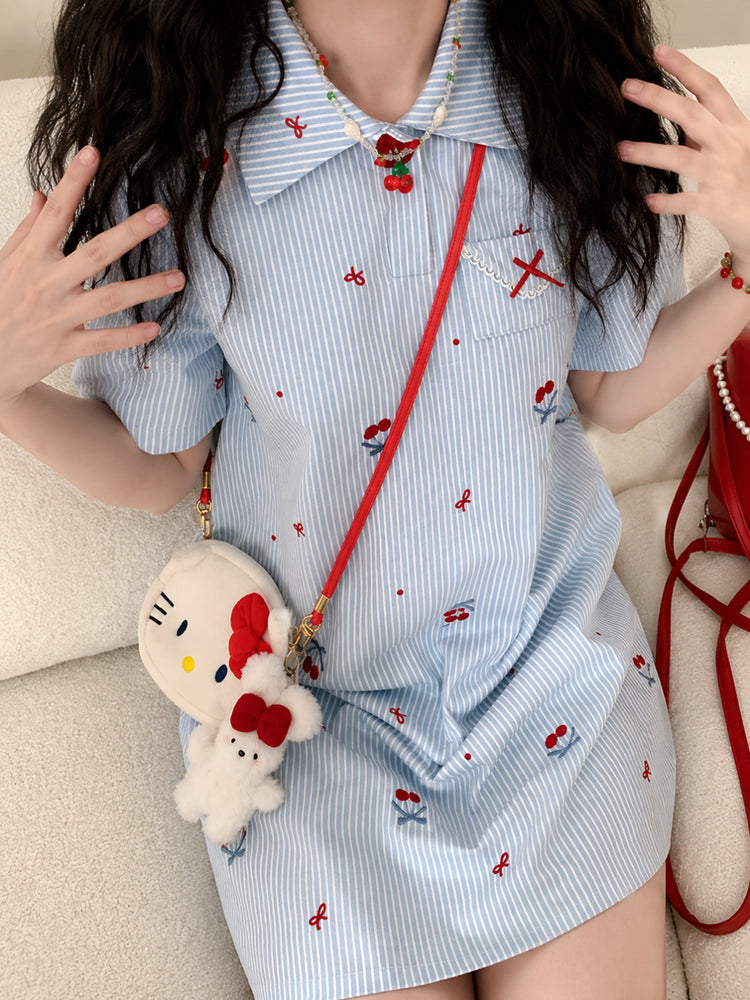 Love Letter Cherry Dress-Dresses-ntbhshop