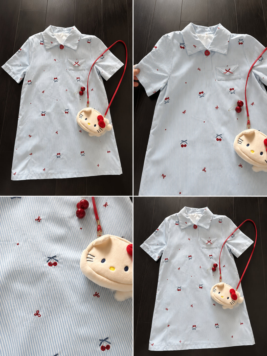 Love Letter Cherry Dress-Dresses-ntbhshop