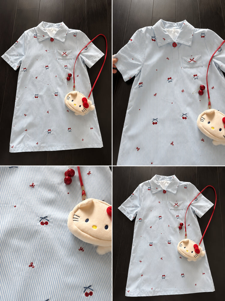 Love Letter Cherry Dress-Dresses-ntbhshop
