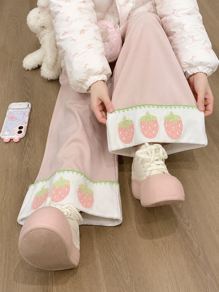 Snowman Cloud Cuff Pants-Bottoms-ntbhshop