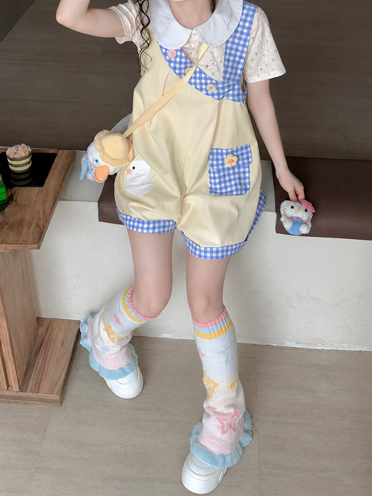 Whimsy Adventure Overall Shorts-Sets-ntbhshop