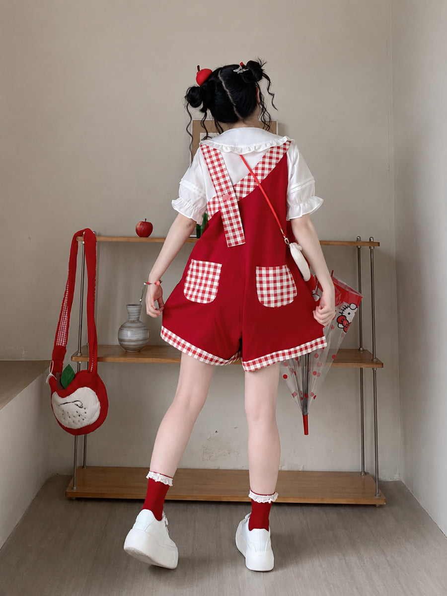 Whimsy Adventure Overall Shorts-Sets-ntbhshop