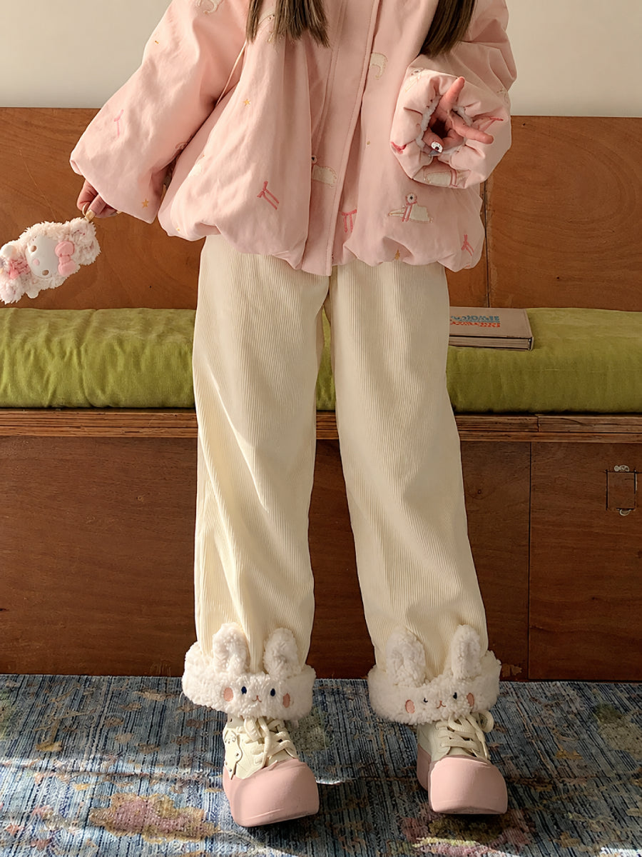 Pet Party Corduroy Pants-Bottoms-ntbhshop