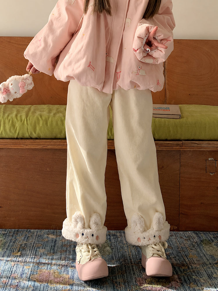 Pet Party Corduroy Pants-Bottoms-ntbhshop