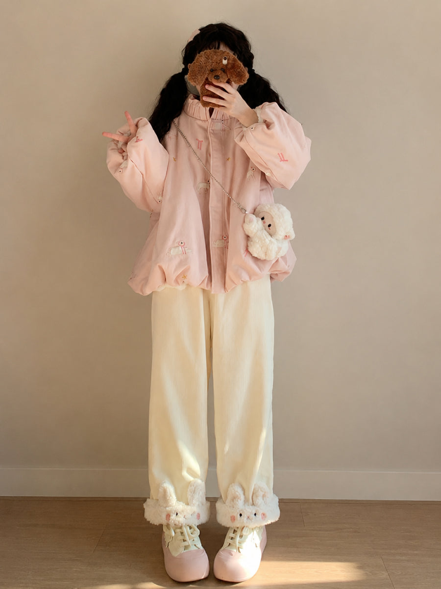 Pet Party Corduroy Pants-Bottoms-ntbhshop