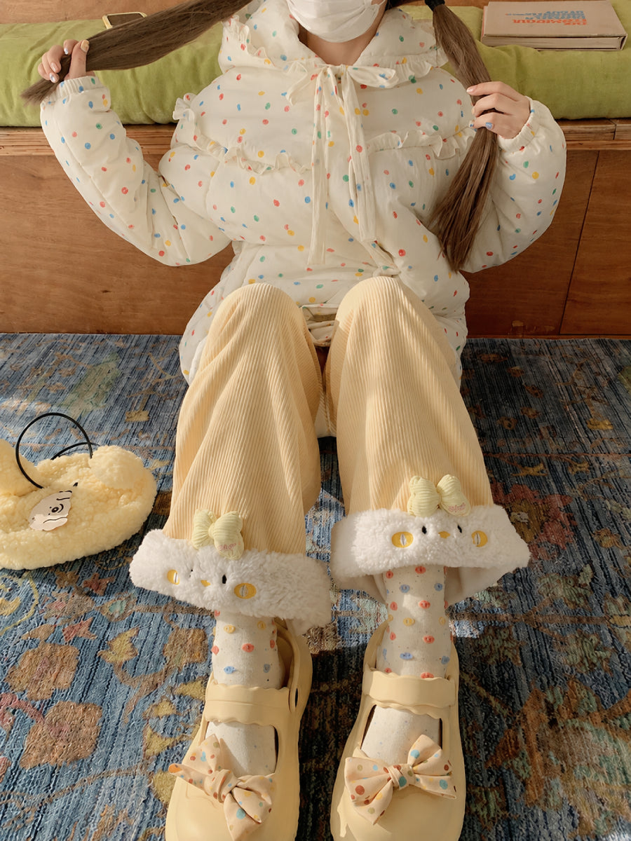 Pet Party Corduroy Pants-Bottoms-ntbhshop