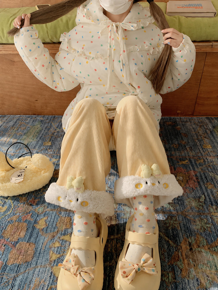Pet Party Corduroy Pants-Bottoms-ntbhshop