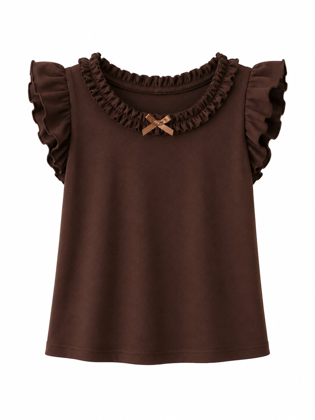 Sweetheart Ruffle Crop Tops-Tops-ntbhshop
