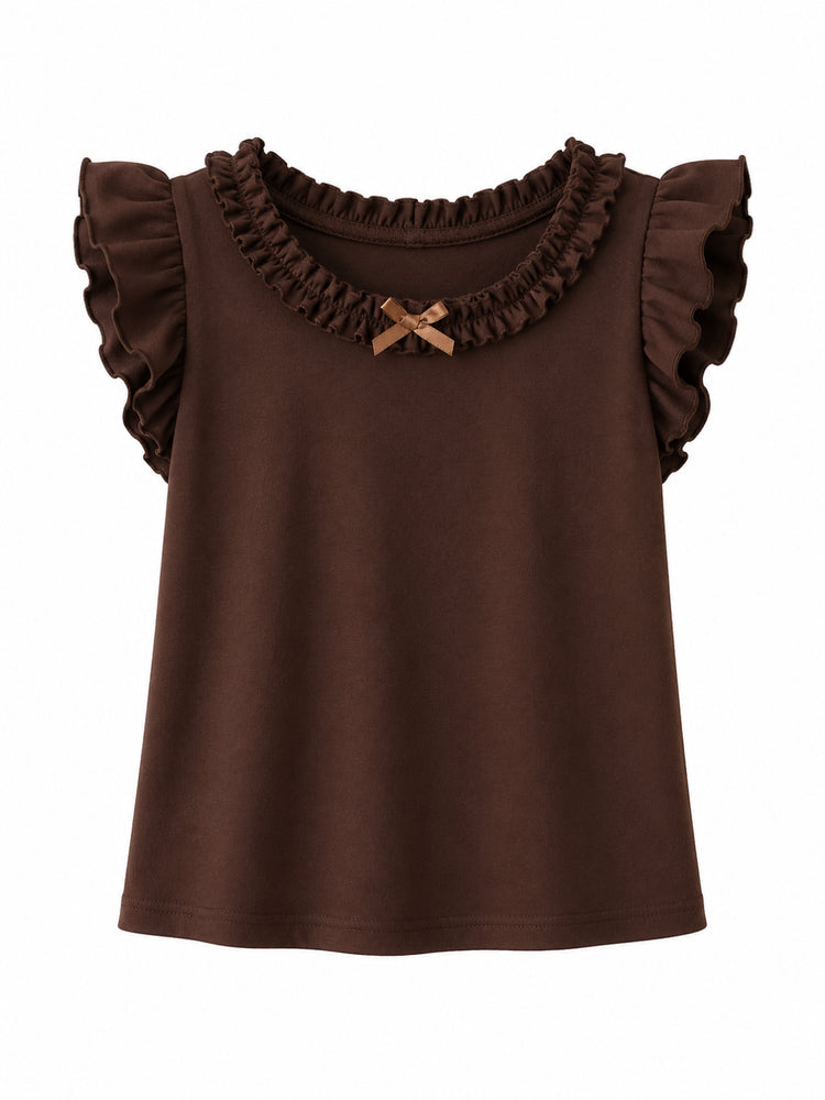 Sweetheart Ruffle Crop Tops-Tops-ntbhshop