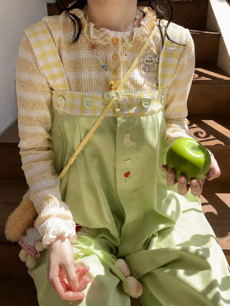 Sugar Pup Stripe Turtlenecks-Tops-ntbhshop