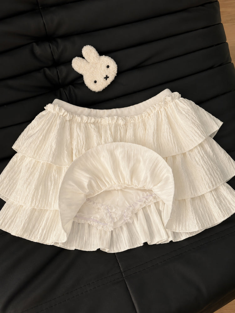 Strawberry Diary Bubble Top, Cardigan, & Skirt-Sets-ntbhshop