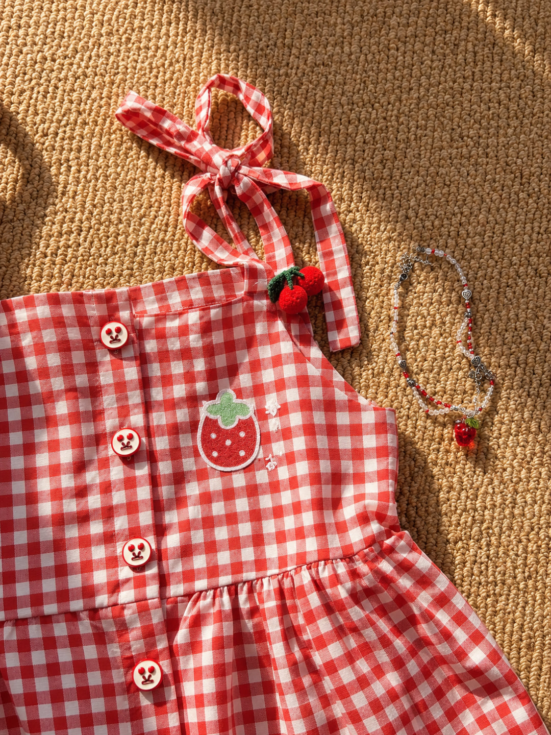Strawberry Diary Top & Bubble Skirt-Sets-ntbhshop