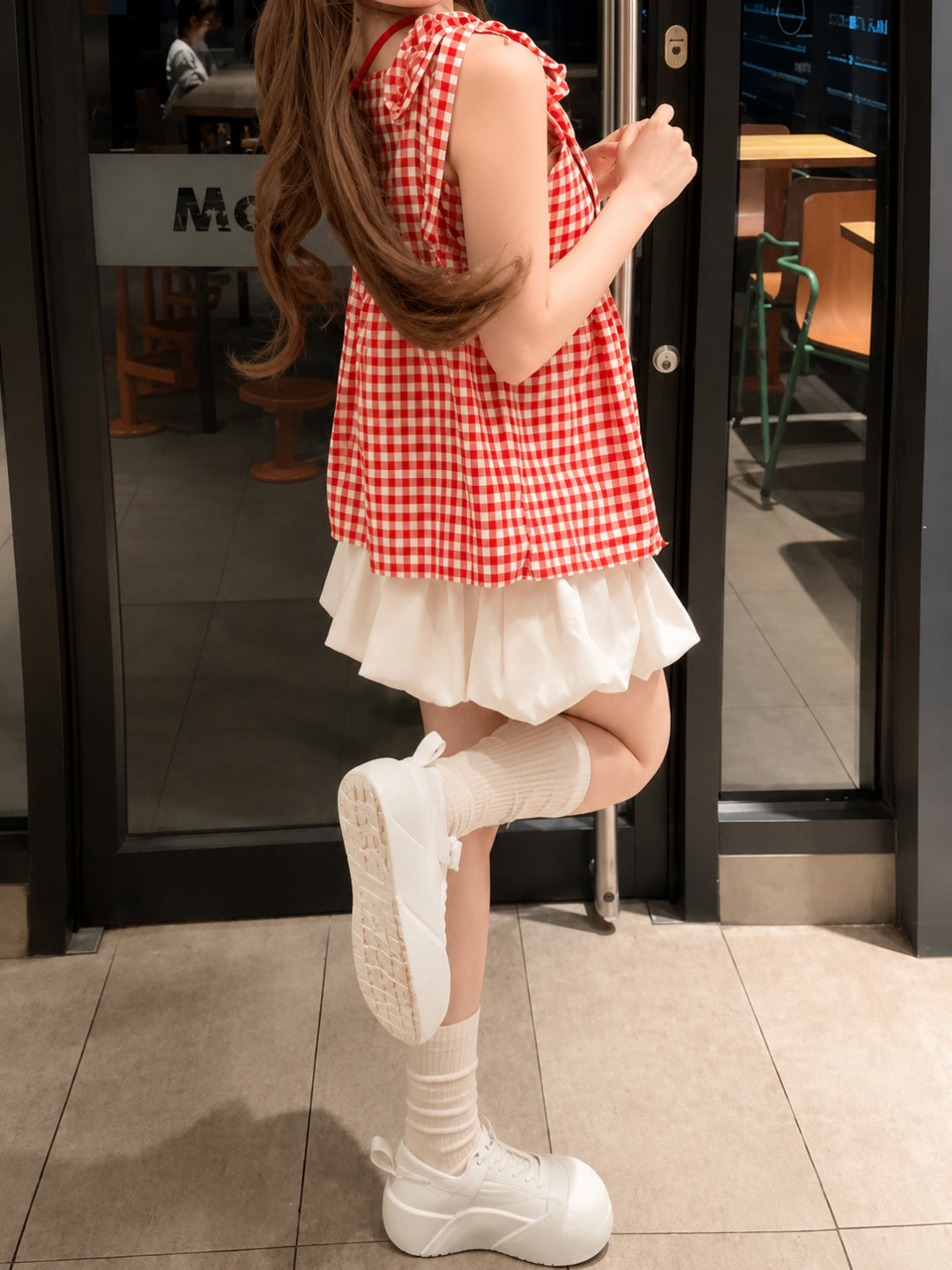 Strawberry Diary Top & Bubble Skirt-Sets-ntbhshop