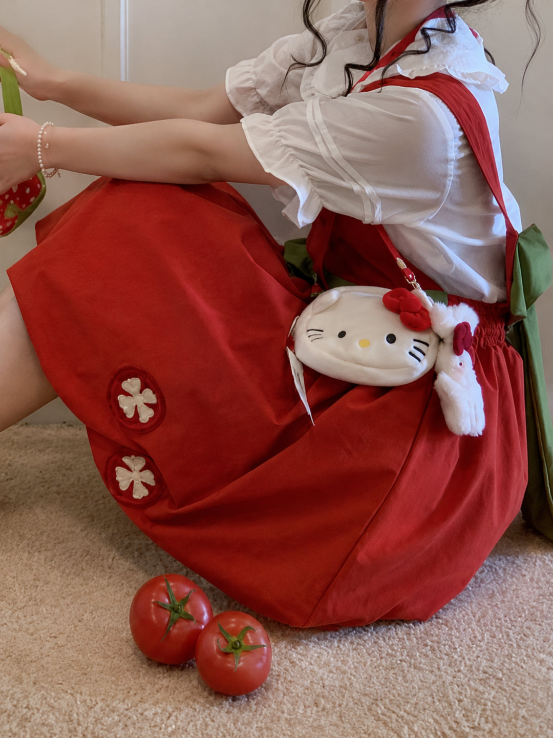Fruit Pop Overall Bubble Dresses-Sets-ntbhshop